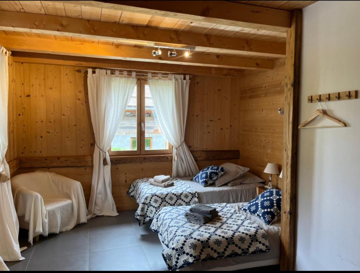 Le Chalet Du Cret - 8 Pers, Tout Confort Avec Jacuzzi Notre-Dame-de-Bellecombe Bagian luar foto